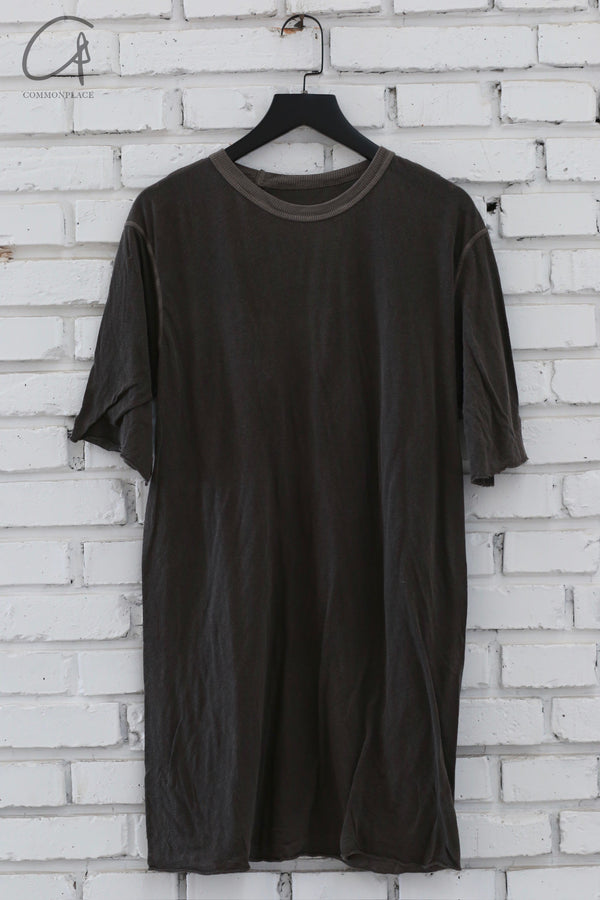 Boris Bidjan Saberi short-sleeved T-shirt TS1.TF-FTT00001-CARBON GREY